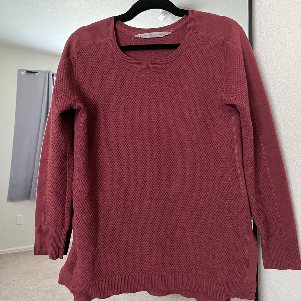 Athleta waffle Sweater